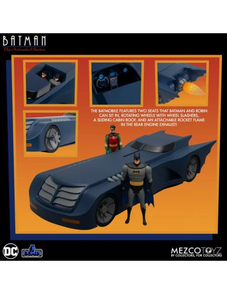 es::The Batmobile Batman: The Animated Series 5 Points Mezco