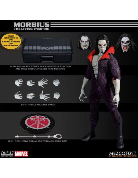 es::Marvel Universe Figura 1/12 Morbius con luz One:12 Collective 17 cm