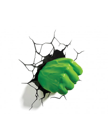 Marvel Lámpara 3D LED Hulk Fist