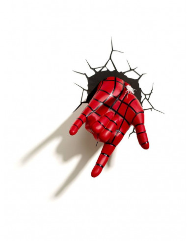 Ultimate Spider-Man Lámpara 3D LED Spider-Man Hand