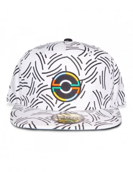 Pokemon Gorra Snapback Pokeball blanco