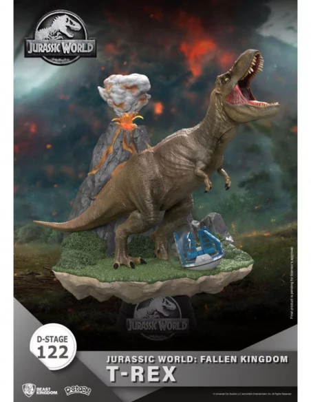 Jurassic World: el reino caído D-Stage PVC Diorama T-Rex 13 cm