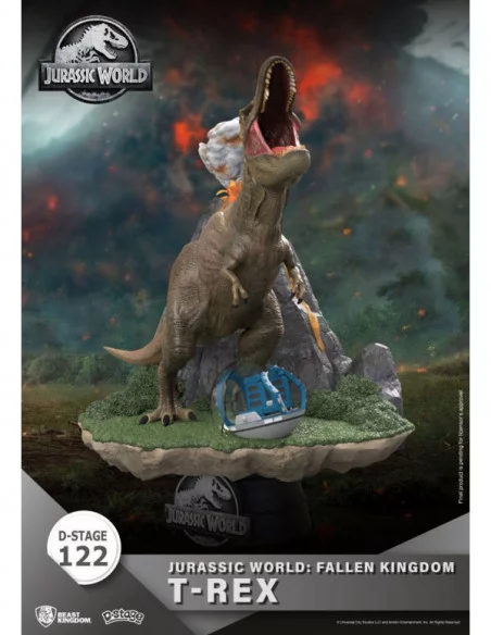 Jurassic World: el reino caído D-Stage PVC Diorama T-Rex 13 cm