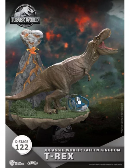 Jurassic World: el reino caído D-Stage PVC Diorama T-Rex 13 cm