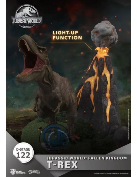 Jurassic World: el reino caído D-Stage PVC Diorama T-Rex 13 cm