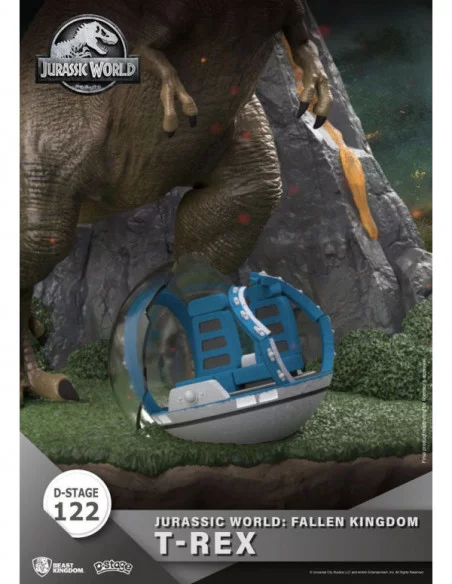 Jurassic World: el reino caído D-Stage PVC Diorama T-Rex 13 cm