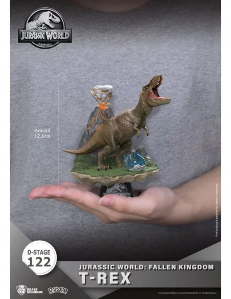 Jurassic World: el reino caído D-Stage PVC Diorama T-Rex 13 cm