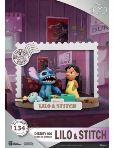 Disney 100 Years of Wonder Diorama PVC D-Stage Lilo & Stitch 10 cm