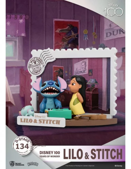 Disney 100 Years of Wonder Diorama PVC D-Stage Lilo & Stitch 10 cm