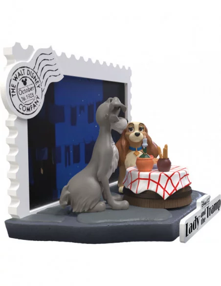 Disney 100th Anniversary PVC Diorama D-Stage Lady And The Tramp 12 cm