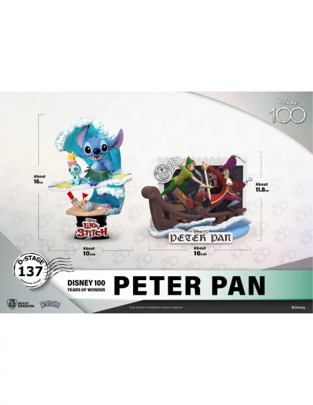 Disney 100th Anniversary PVC Diorama D-Stage Peter Pan 12 cm