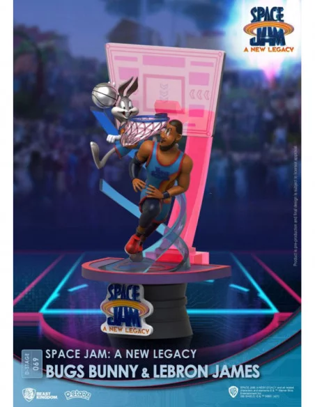 Space Jam: A New Legacy Diorama PVC D-Stage Bugs Bunny & Lebron James New Version 15 cm