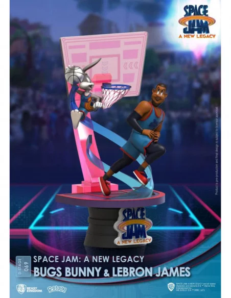 Space Jam: A New Legacy Diorama PVC D-Stage Bugs Bunny & Lebron James New Version 15 cm