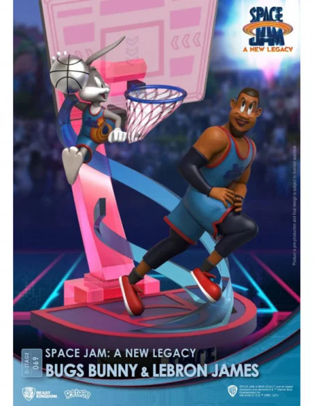 Space Jam: A New Legacy Diorama PVC D-Stage Bugs Bunny & Lebron James New Version 15 cm