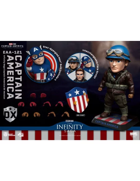 Capitán América: El primer vengador Figura Egg Attack Action Captain America DX Version 17 cm