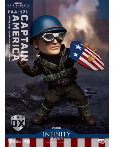 Capitán América: El primer vengador Figura Egg Attack Action Captain America DX Version 17 cm