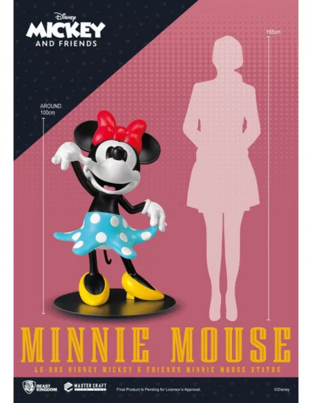 Disney Estatua tamaño real Minnie Mouse 104 cm