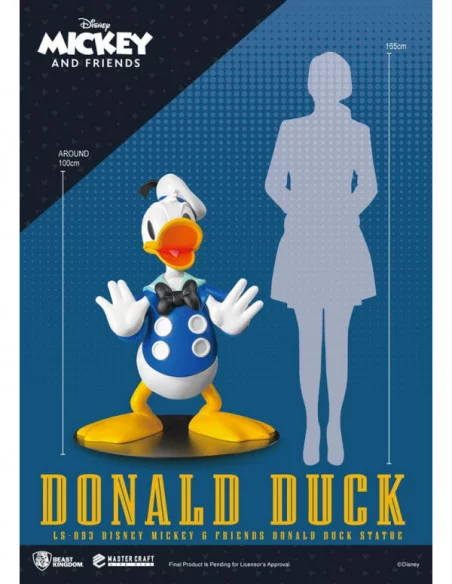 Disney Estatua tamaño real Donald Duck 103 cm