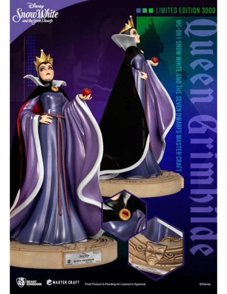 Disney Snow White and the Seven Dwarfs Estatua Master Craft Queen Grimhilde 41 cm