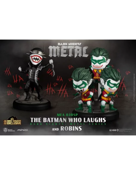 DC Comics Pack de 2 Figuras Mini Egg Attack Dark Nights: Metal The Batman Who Laughs & Robin Minions 8 cm