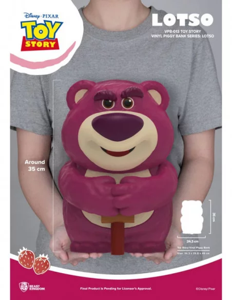 Toy Story Piggy Vinyl Lotso 35 cm