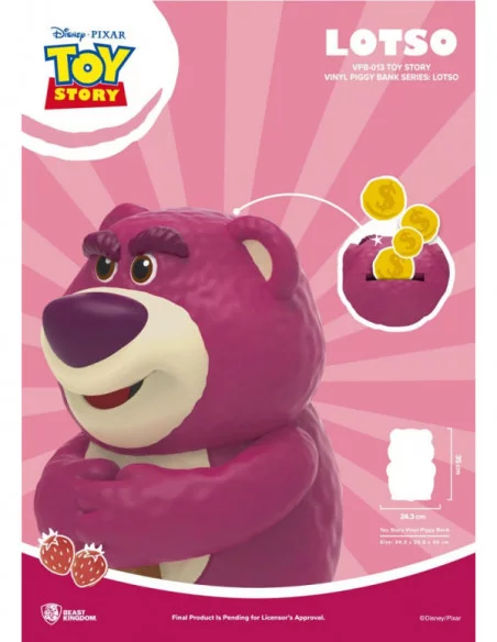 Toy Story Piggy Vinyl Lotso 35 cm