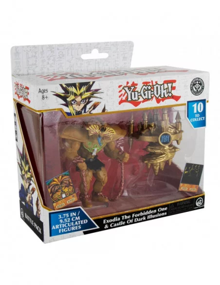 Yu-Gi-Oh! Pack de 2 Figuras Exodia The Forbidden One & Castle Of Dark Illusions 10 cm