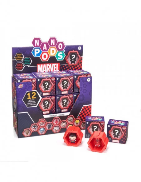 Marvel Mini Figuras NANO Wow! PODs in CDU Surtido 5 cm (24)