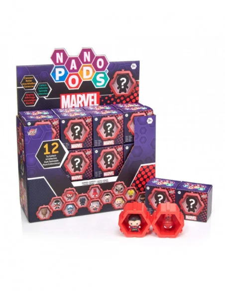 Marvel Mini Figuras NANO Wow! PODs in CDU Surtido 5 cm (24)