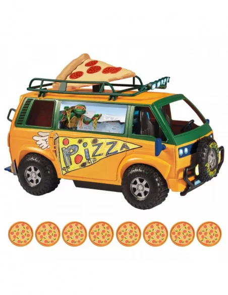 Ninja Turtles: Caos Mutante Vehículo Pizzafire Van 20 cm