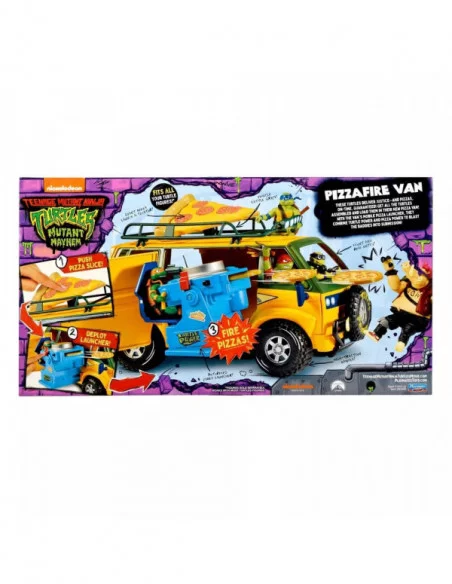 Ninja Turtles: Caos Mutante Vehículo Pizzafire Van 20 cm