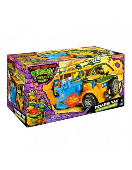 Ninja Turtles: Caos Mutante Vehículo Pizzafire Van 20 cm