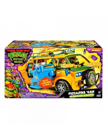 Ninja Turtles: Caos Mutante Vehículo Pizzafire Van 20 cm