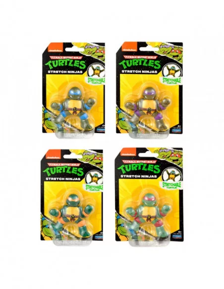 Tortugas Ninja Figuras Elásticas Classic 6 cm Surtido (24)