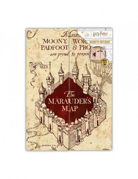 Harry Potter Bloc de notas magnético Marauders Map Caja (6)