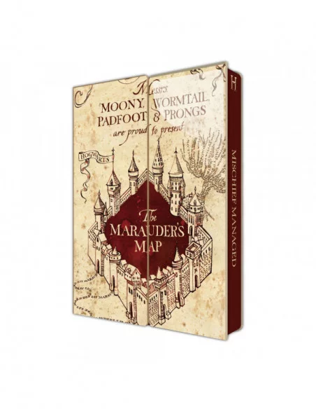 Harry Potter Bloc de notas magnético Marauders Map Caja (6)