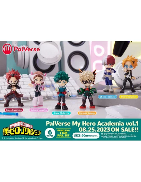 My Hero Academia Pack de 6 Figuras Vol.1 My Hero Academia 9 cm