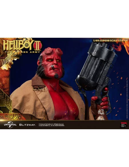 Hellboy 2: El Ejército Dorado Estatua 1/4 Hellboy 70 cm