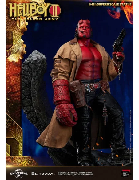 Hellboy 2: El Ejército Dorado Estatua 1/4 Hellboy 70 cm