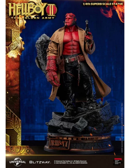 Hellboy 2: El Ejército Dorado Estatua 1/4 Hellboy 70 cm