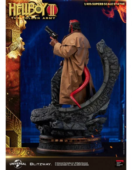 Hellboy 2: El Ejército Dorado Estatua 1/4 Hellboy 70 cm