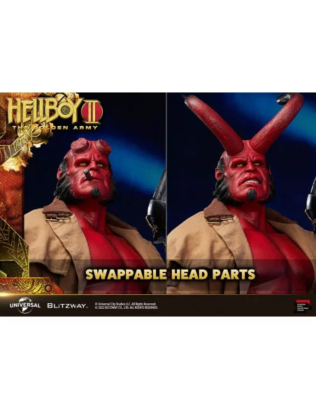 Hellboy 2: El Ejército Dorado Estatua 1/4 Hellboy 70 cm