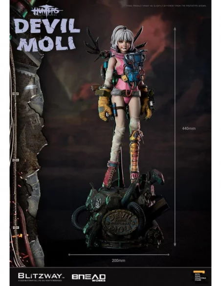 Hunters: Day After WWIII Figura 1/6 Devil Moli 44 cm