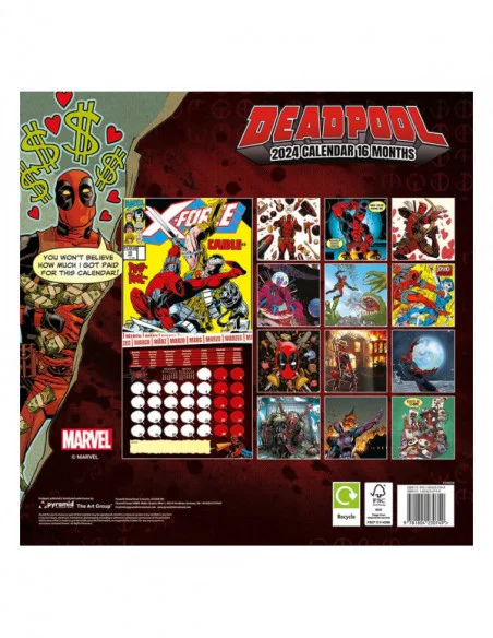 Marvel Calendario 2024 Deadpool