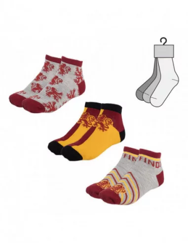 Harry Potter calcetines tobilleros paquete Gryffindor Surtido (6)