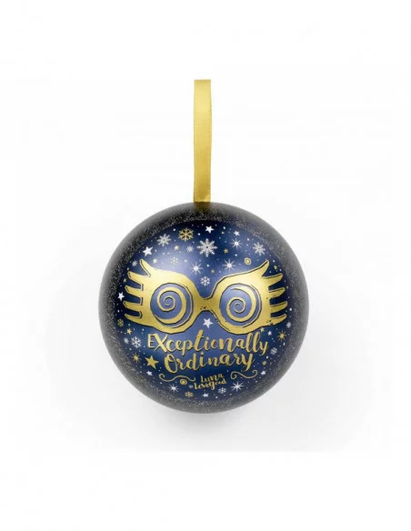 Harry Potter Bola de Navidad con collar Luna Lovegood Glasses