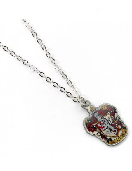 Harry Potter Collar con Colgante Gryffindor Crest (bañado en plata)