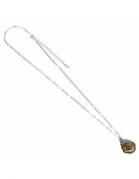 Harry Potter Collar con Colgante Hogwarts (bañado en plata)