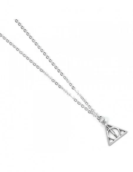 Harry Potter Collar con Colgante Deathly Hallows (bañado en plata)