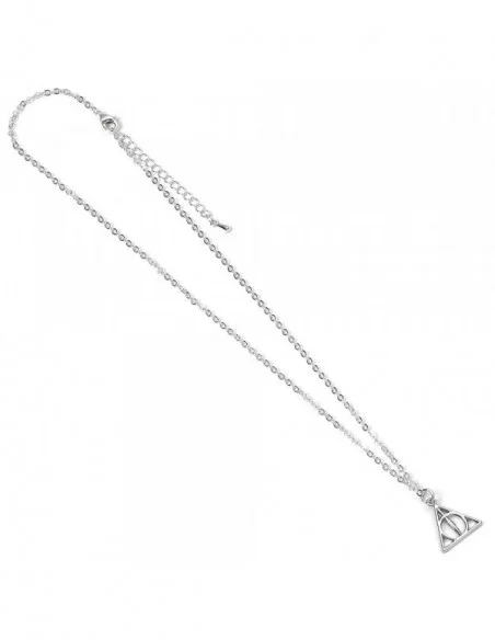 Harry Potter Collar con Colgante Deathly Hallows (bañado en plata)